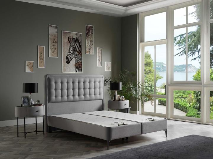 LIFE BAZA BASLIK YATAK GRI3