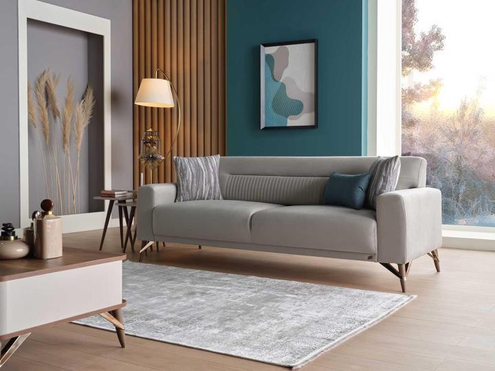 MARVEN GRİ SU YESILI KOLTUK TAKIMI016