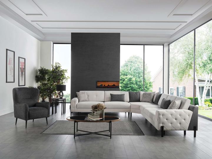 ROVA KÖŞE TK - ROVA KETEN ANTRASİT001